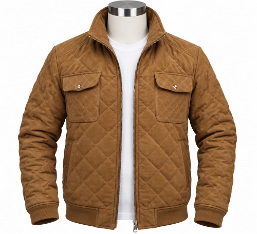 Bumbar suede leather jacket
